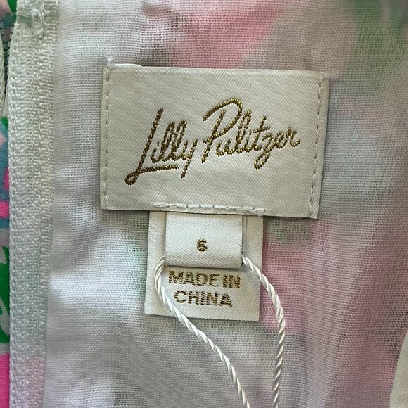 Lilly Pulitzer Kids Mini Knoxlie Girl's Size 6 Orchids on the Avenue Dress NWT - Picture 4 of 5